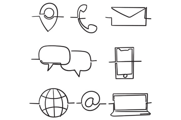 Download Doodle Contact Us - Premium Resources
