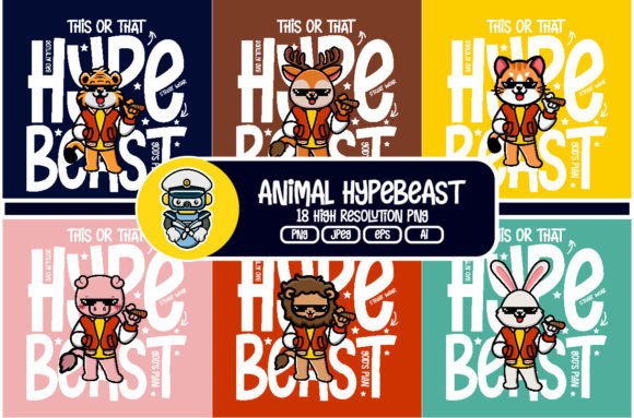 Download Animal Hypebeast T-Shirt Design - Animal Collection