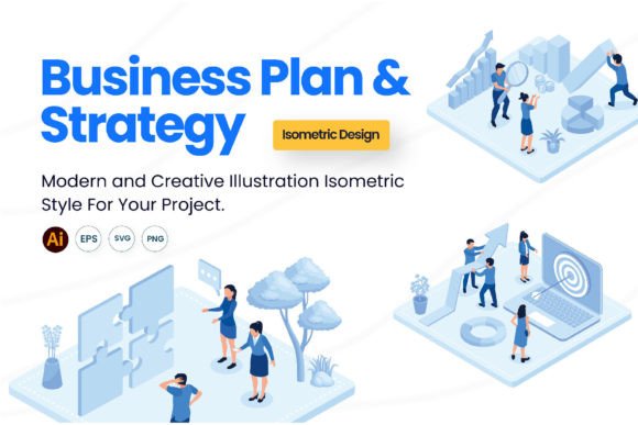 Download Business Plan &amp; Strategy Illustration - Strategy Collection
