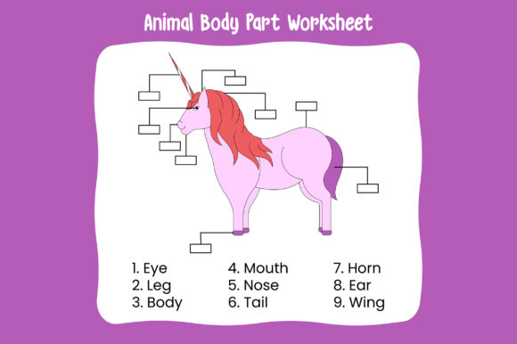 Download Animal Body Part Worksheet - Animal Collection