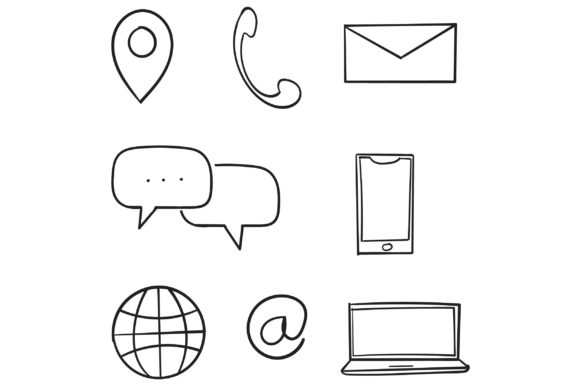 Download Doodle Contact Us - Premium Bundle