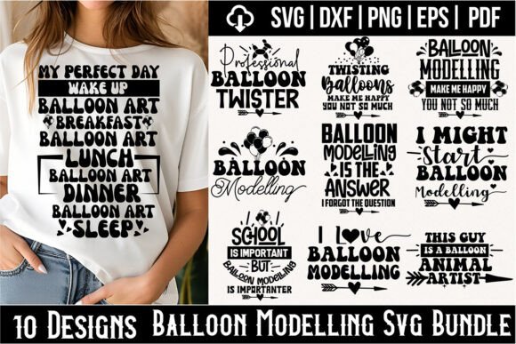 Download Balloon Modelling Svg Bundle - Modelling Collection