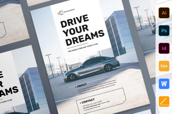 Download Car Dealership Poster Template - Premium Bundle
