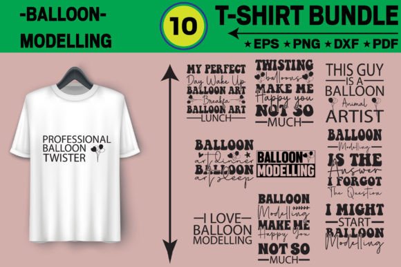 Download Balloon Modelling  T-shirt DesignBundle - Modelling Collection