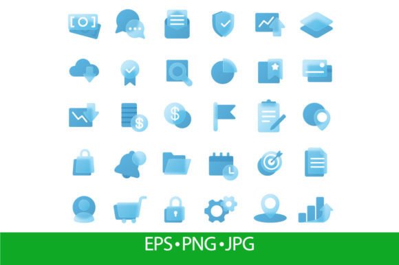 Download Glassmorphism Business Strategy Icons - Strategy Collection