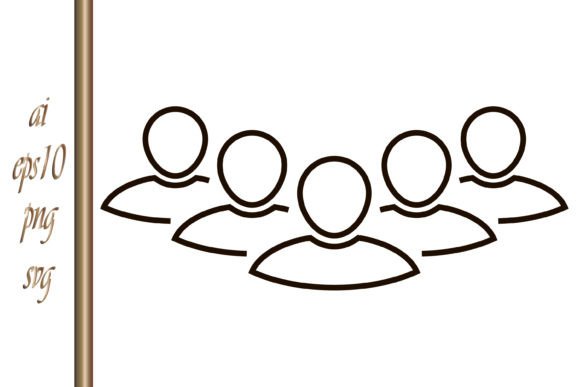 Download Social Icon People Network Sketch Vector - People Collection